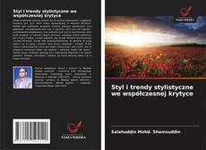 Styl i trendy stylistyczne we współczesnej krytyce的封面