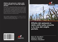 Effetto del potassio e dello zolfo sulla crescita e la resa del miglio perlato kitap kapağı
