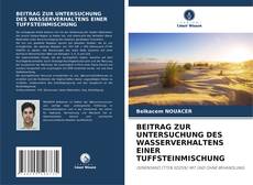 Buchcover von BEITRAG ZUR UNTERSUCHUNG DES WASSERVERHALTENS EINER TUFFSTEINMISCHUNG