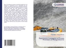 Buchcover von Experimental Investigation of Process Parameters of Mining Industries