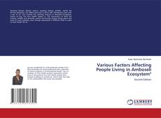 Buchcover von Various Factors Affecting People Living in Amboseli Ecosystem"