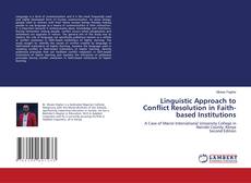 Portada del libro de Linguistic Approach to Conflict Resolution in Faith-based Institutions