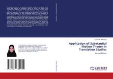 Application of Substantial Motion Theory in Translation Studies kitap kapağı