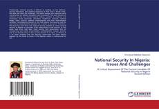Bookcover of National Security In Nigeria: Issues And Challenges