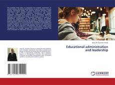 Portada del libro de Educational administration and leadership