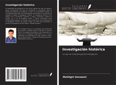 Buchcover von Investigación histórica