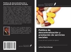 Buchcover von Política de descentralización y prestación de servicios sociales