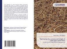 Copertina di Optimizing the content and length of date palm waste fibre