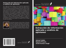 Buchcover von Extracción de información aplicada y análisis de opiniones