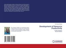 Portada del libro de Development of Resource Productivity
