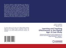 Capa do livro de Learning and Teaching Effectiveness in the Digital Age: A Case Study 