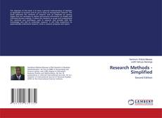 Capa do livro de Research Methods - Simplified 