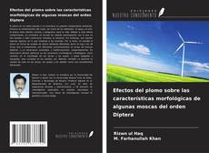 Buchcover von Efectos del plomo sobre las características morfológicas de algunas moscas del orden Diptera
