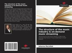 Portada del libro de The structure of the music industry & on-demand music streaming
