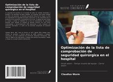 Buchcover von Optimización de la lista de comprobación de seguridad quirúrgica en el hospital
