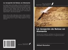 Portada del libro de La recepción de Balzac en Alemania