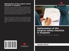 Buchcover von Optimisation of the surgical safety checklist in hospitals