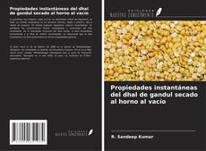 Buchcover von Propiedades instantáneas del dhal de gandul secado al horno al vacío