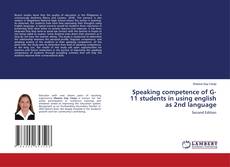 Capa do livro de Speaking competence of G-11 students in using english as 2nd language 