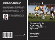 Buchcover von Comparación de programas de entrenamiento del equilibrio