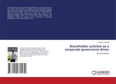 Bookcover of Shareholder activism as a corporate governance driver
