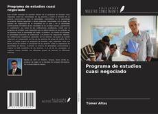 Capa do livro de Programa de estudios cuasi negociado 