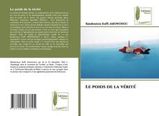 Buchcover von Le poids de la vérité