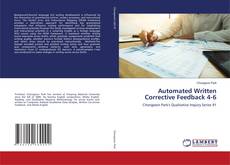 Buchcover von Automated Written Corrective Feedback 4-6