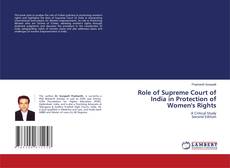 Bookcover of Role of Supreme Court of India in Protection of Women's Rights