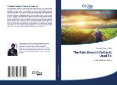 The Rain Doesn't Fall as It Used To的封面