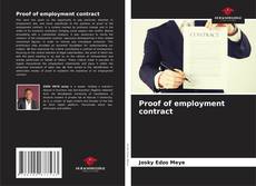 Proof of employment contract的封面