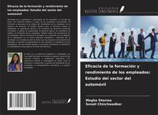 Buchcover von Eficacia de la formación y rendimiento de los empleados: Estudio del sector del automóvil