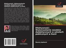 Bookcover of Efektywność: Wykorzystanie zasobów dydaktycznych w szkołach publicznych w Kenii