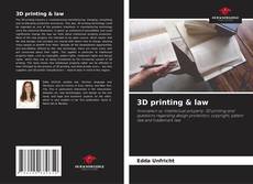 Copertina di 3D printing & law