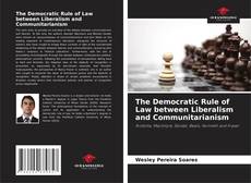 Bookcover of The Democratic Rule of Law between Liberalism and Communitarianism