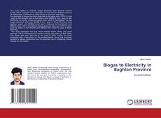 Capa do livro de Biogas to Electricity in Baghlan Province 