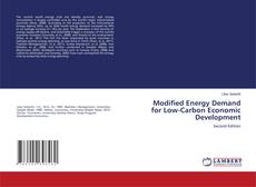 Bookcover of Modified Energy Demand for Low-Carbon Economic Development
