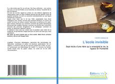 Borítókép a  L’école invisible - hoz