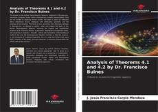 Buchcover von Analysis of Theorems 4.1 and 4.2 by Dr. Francisco Bulnes