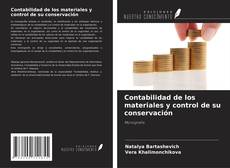 Buchcover von Contabilidad de los materiales y control de su conservación