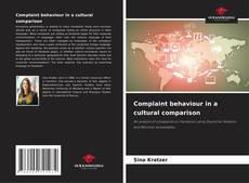 Couverture de Complaint behaviour in a cultural comparison