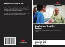 Borítókép a  Analysis of fragility factors - hoz