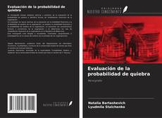 Capa do livro de Evaluación de la probabilidad de quiebra 