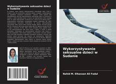 Portada del libro de Wykorzystywanie seksualne dzieci w Sudanie