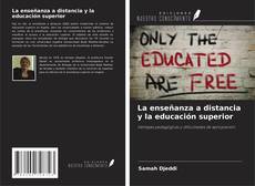 Buchcover von La enseñanza a distancia y la educación superior