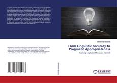 Capa do livro de From Linguistic Accuracy to Pragmatic Appropriateness 
