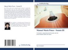 Buchcover von Manuel María Ponce - Sonata III