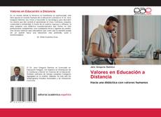 Portada del libro de Valores en Educación a Distancia