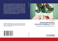 Portada del libro de Automated Written Corrective Feedback 13-15