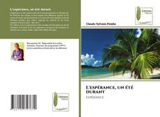 Copertina di L'espérance, un été durant